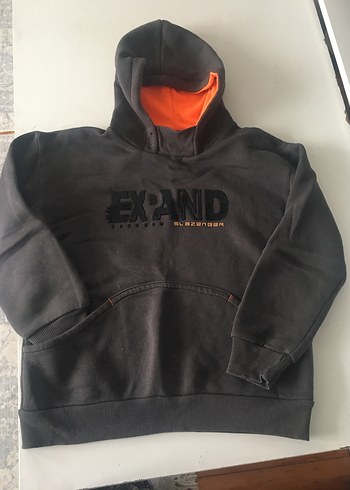 Gri Fermuarlı Erkek Çocuk Sweatshirt - Görsel 2