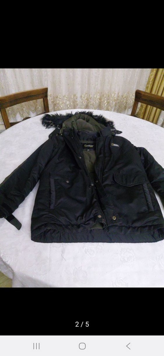 Erkek Siyah Düğmeli Street Wear Kaban - Görsel 2