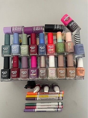 !26! Adet oje Eyeliner Hediyedir
