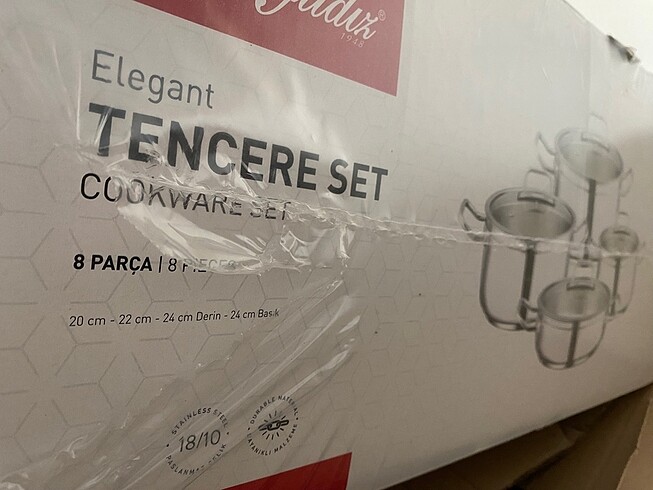 Beden gri Renk Tencere seti