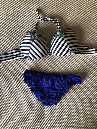 s Beden mavi Renk Calzedonia Bikini takım-S