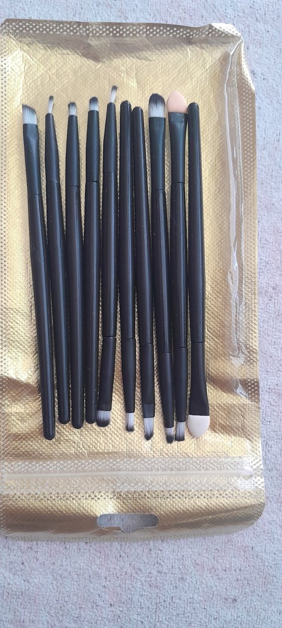 Siyah Makyaj Fırçası Seti - Görsel 2