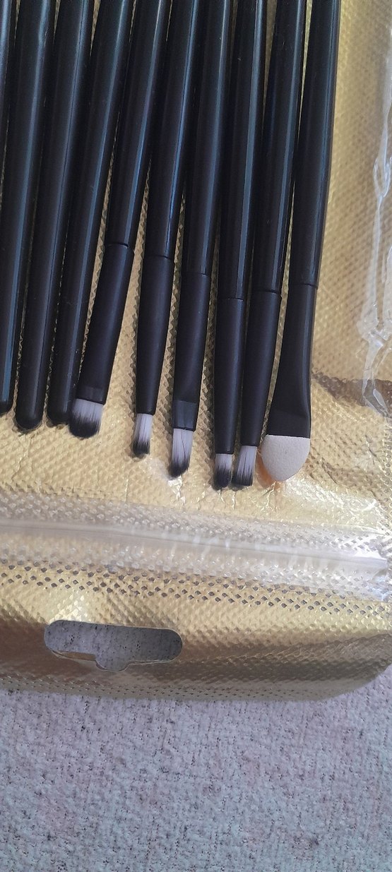 Siyah Makyaj Fırçası Seti - Görsel 3