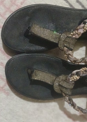 38 Beden siyah Kadın Sandalet