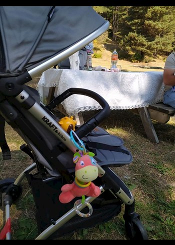 Kraft Gri Bebek Arabası - Görsel 8