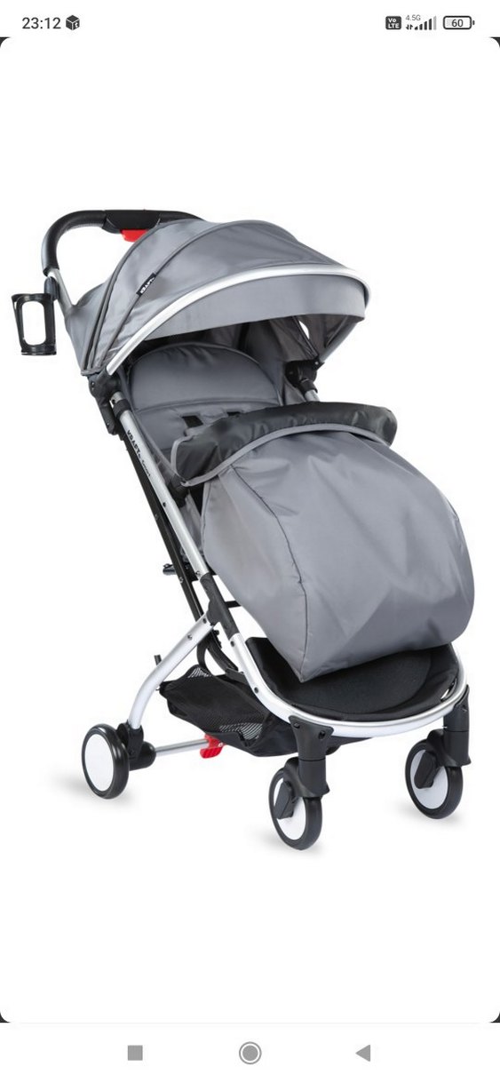 Kraft Gri Bebek Arabası - Görsel 2