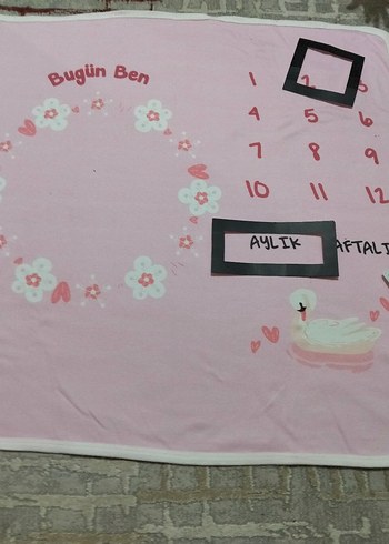 kız bebek anı battaniyesi - Görsel 3