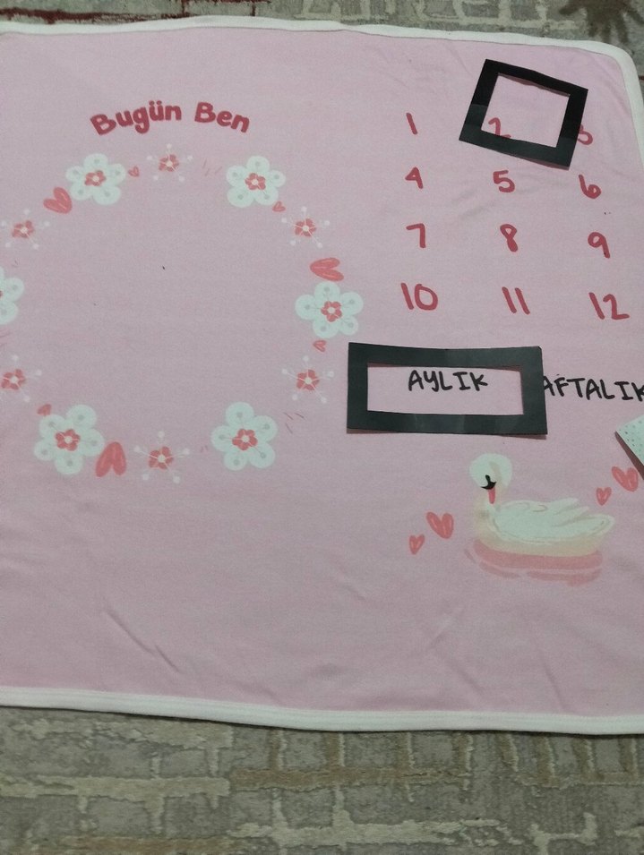 kız bebek anı battaniyesi - Görsel 3