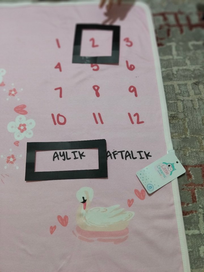 kız bebek anı battaniyesi - Görsel 4