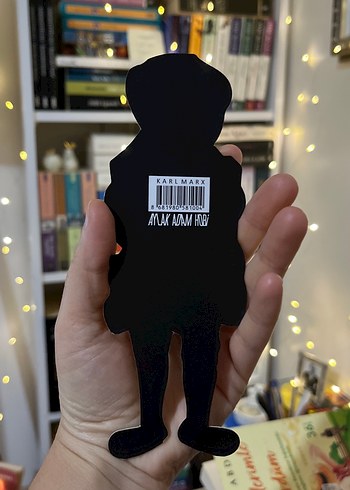 Çok Renkli Kitap Okuyan Figürin Kitap ayracı. - Görsel 2