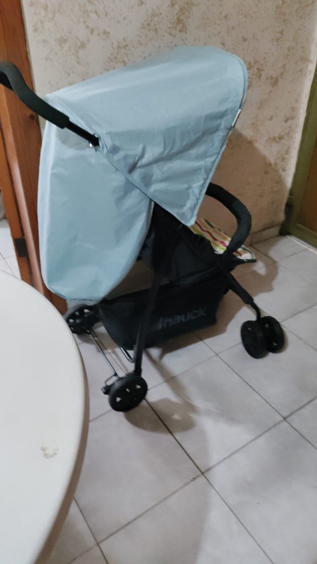 baston Pastel Mavi Bebek Arabası - Görsel 2