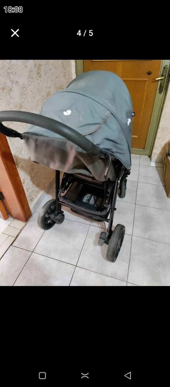 Gri Joie Bebek Arabası - Görsel 3