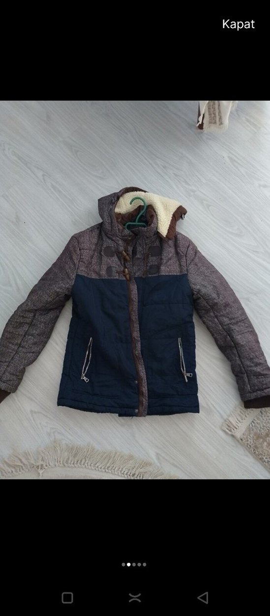 Kahverengi Erkek Günlük Fermuarlı Ceket - Görsel 4