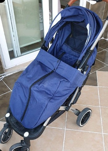 drest kabin boy bebek Koyu Mavi Bebek Arabası - Görsel 5