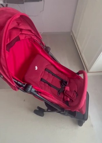 Koyu Kırmızı Bebek Arabası Katlanabilir - Görsel 6