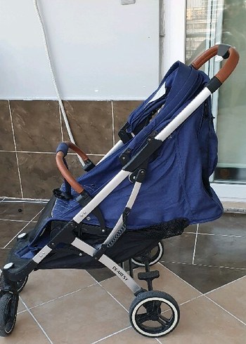 Katlanabilir Ön Pedallı Siyah Bebek Arabası - Görsel 7