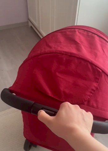 Koyu Kırmızı Joie Bebek Arabası - Görsel 6