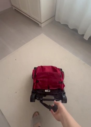 Koyu Kırmızı Joie Bebek Arabası - Görsel 7