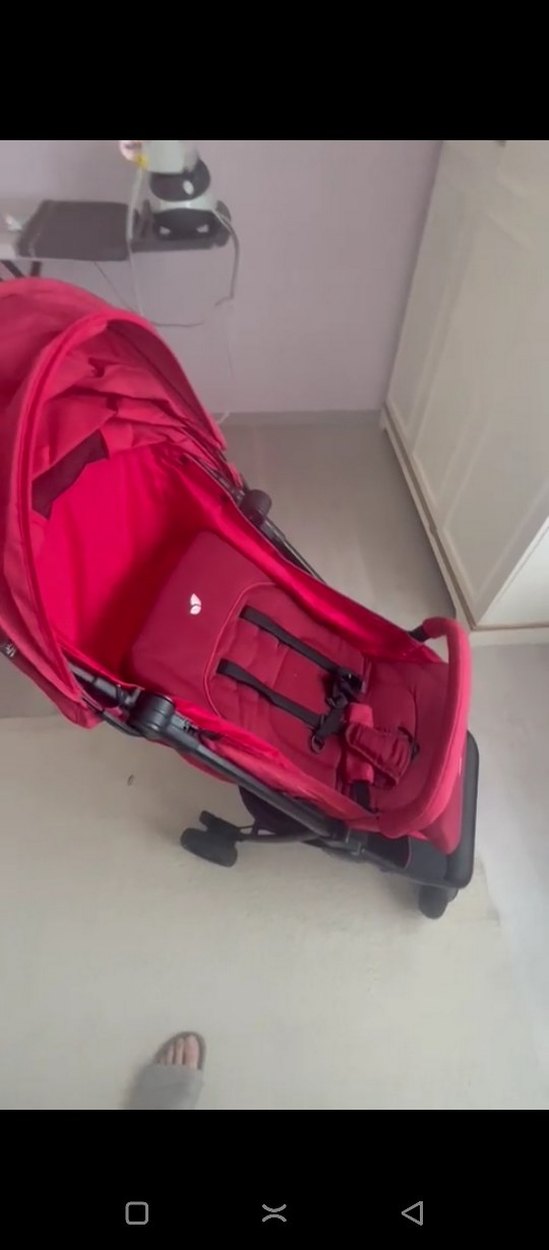 Koyu Kırmızı Joie Bebek Arabası - Görsel 3