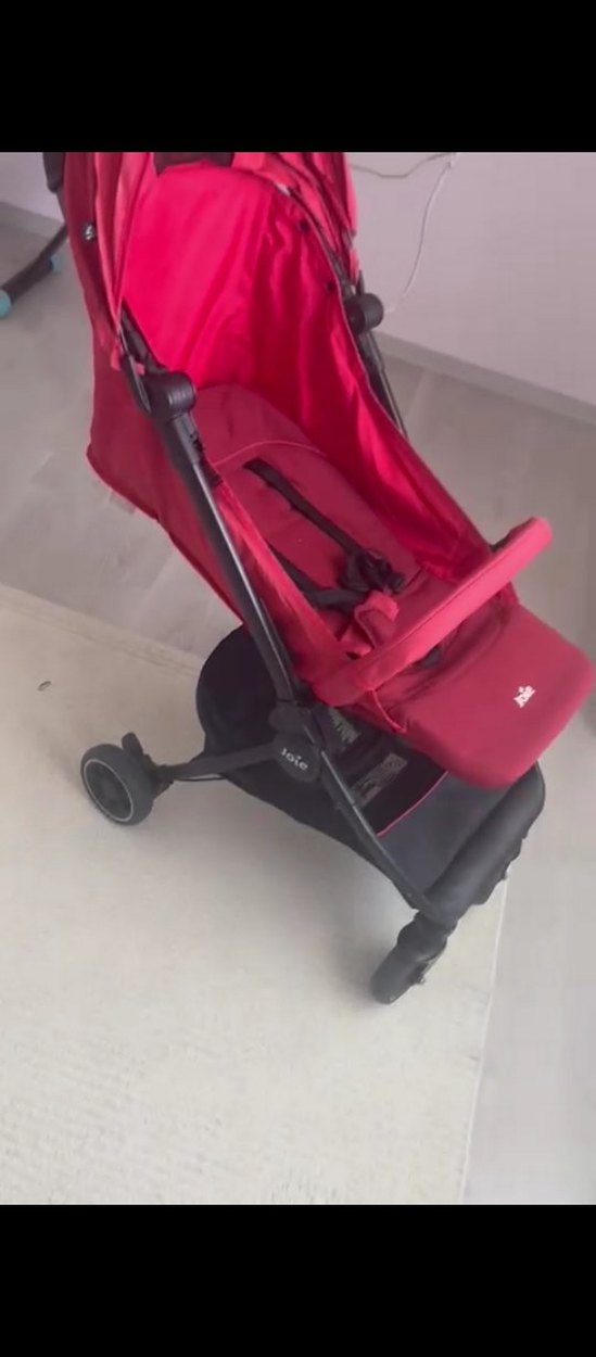 Koyu Kırmızı Joie Bebek Arabası - Görsel 2