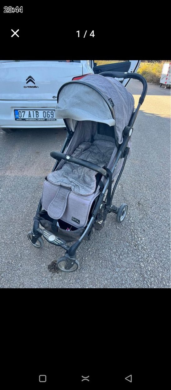 Pierre Cardin Gri Bebek Arabası - Görsel 2