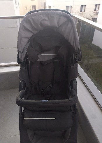 Chicco Siyah-Gri Bebek Arabası - Görsel 2