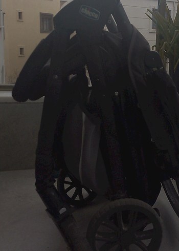 Chicco Siyah-Gri Bebek Arabası - Görsel 5