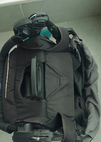 Chicco Siyah-Gri Bebek Arabası - Görsel 4