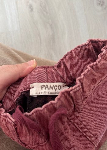 Bordo Erkek Çocuk Bol Kesim Kot Pantolon - Görsel 3