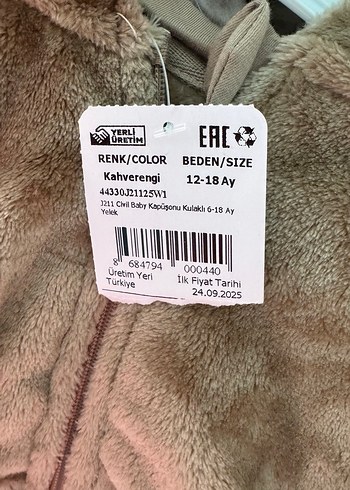 Kız Çocuk Kahverengi Kürklü Yelek - Görsel 4