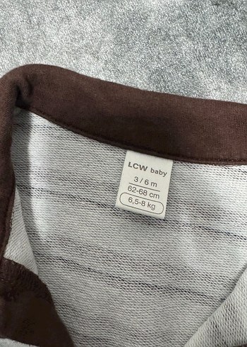 Erkek Çocuk Kahverengi Gri Çizgili Gömlek - Görsel 4