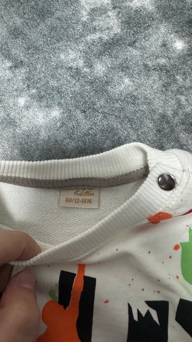 Renkli Baskılı Erkek Sweatshirt - Görsel 3