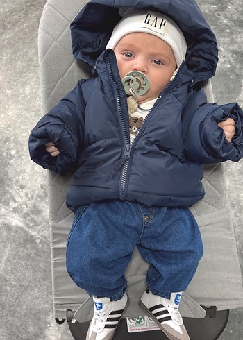 Bol Kesim Kot Pantolon - Görsel 2