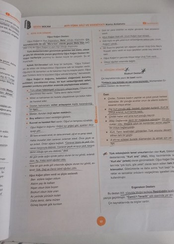  Benim Hocam AYT 2023 Türk Dili ve Edebiyatı Kitabı