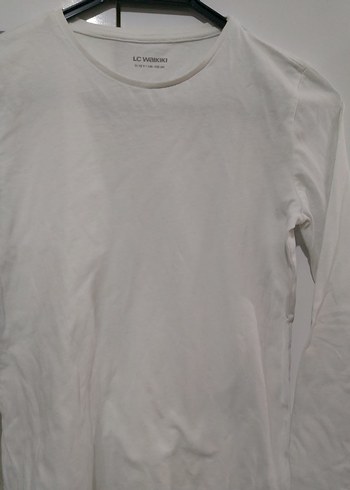 LC Waikiki Beyaz Uzun Kollu t-shirt - Görsel 5