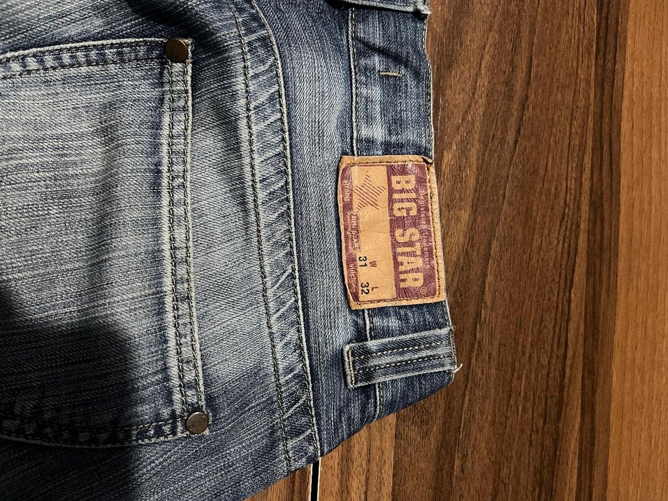 big star nakisli desenli jeans - Görsel 5