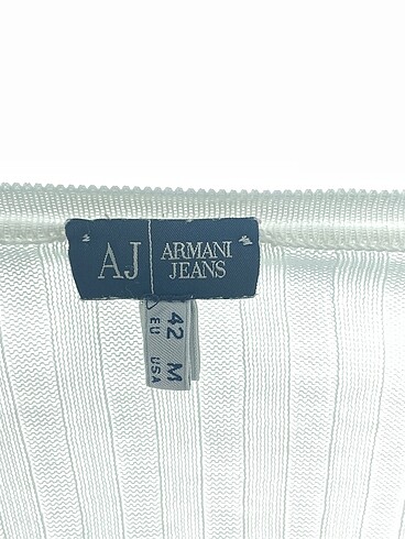 m Beden beyaz Renk Armani Jeans Kazak / Triko %70 İndirimli.