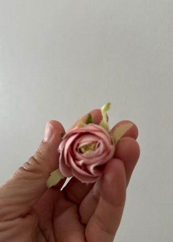 Pastel Pembe Küçük Gül Tomurcukları 10 adet - Görsel 2