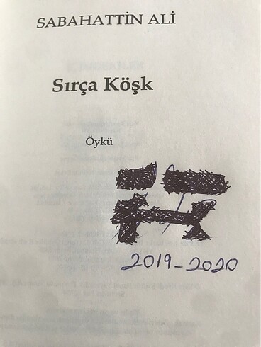 Beden Renk Sabahattin Ali / Sırça Köşk