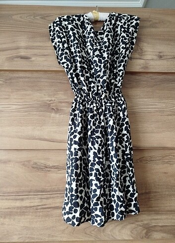 l Beden Leopar elbise