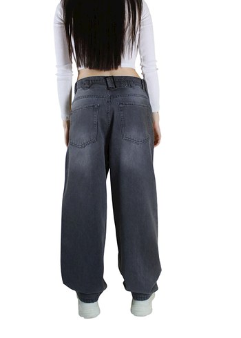 Diğer Gri Baggy jean.