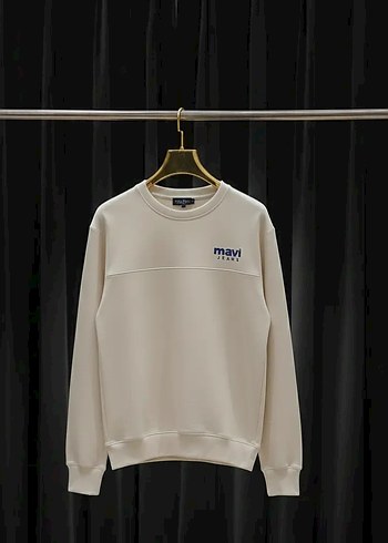 orj Mavi Jeans Beyaz Erkek | Kadın Sweatshirt - Görsel 2