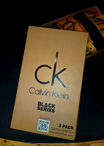 Calvin Klein Erkek Baskılı Siyah Altın Boxer - Görsel 3