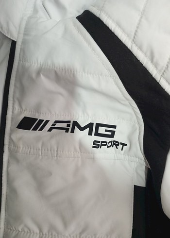 Beyaz Kadın Mini Spor Mont - Görsel 7