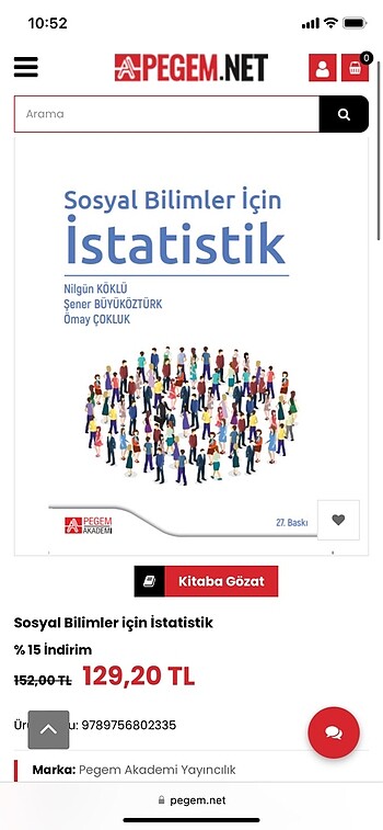 Sosyal bilimler için istatistik