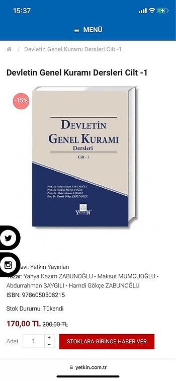 Devletin Genel Kuramı
