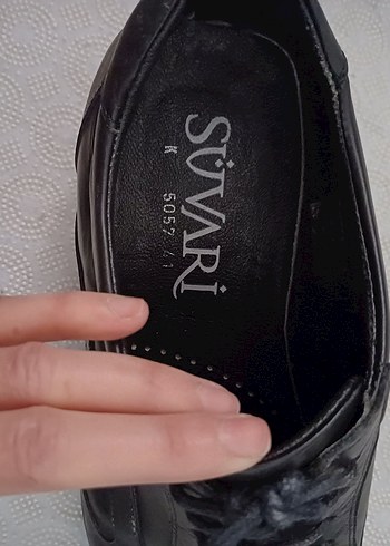 Klasik Siyah Gotik Ayakkabı Bağcıkları süvari 41 numara - Görsel 4