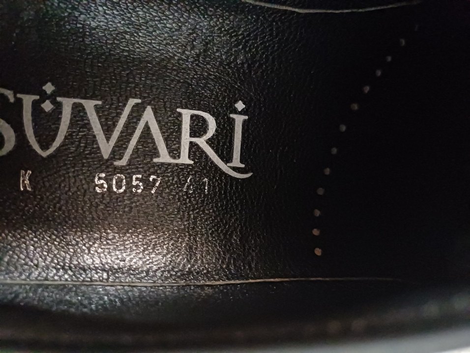 Klasik Siyah Gotik Ayakkabı Bağcıkları süvari 41 numara - Görsel 3