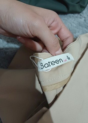 36 Beden ten rengi Renk Bej Kadın Kumaş Pantolon