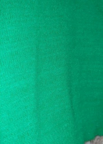 Yeşil Kadın Triko Sweatshirt kazak - Görsel 3